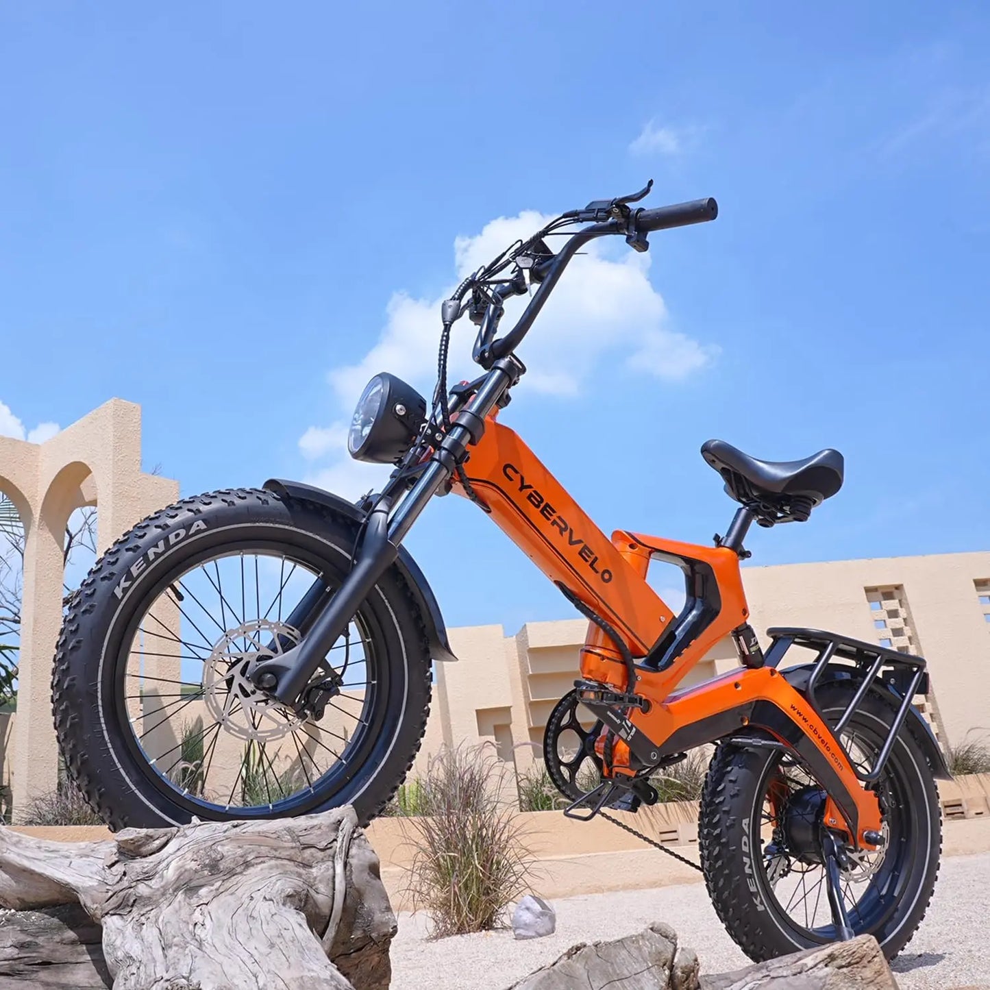 Cybervelo EK6 2000W Folding Electric Bike Dual Battery System