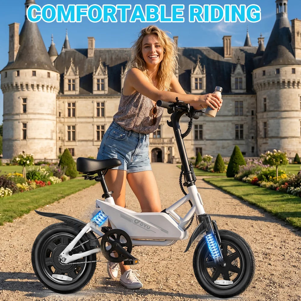 DYU X1 350W Motor Folding Electric Bike For Commuters