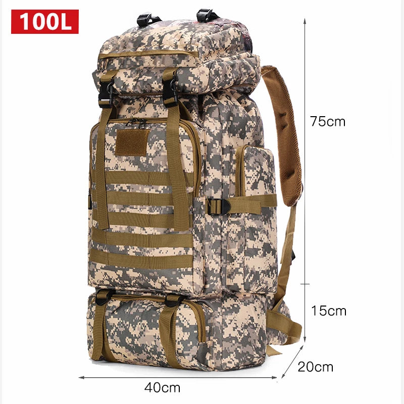 Mountaineering Backpack For Hiking And Outdoor Travel