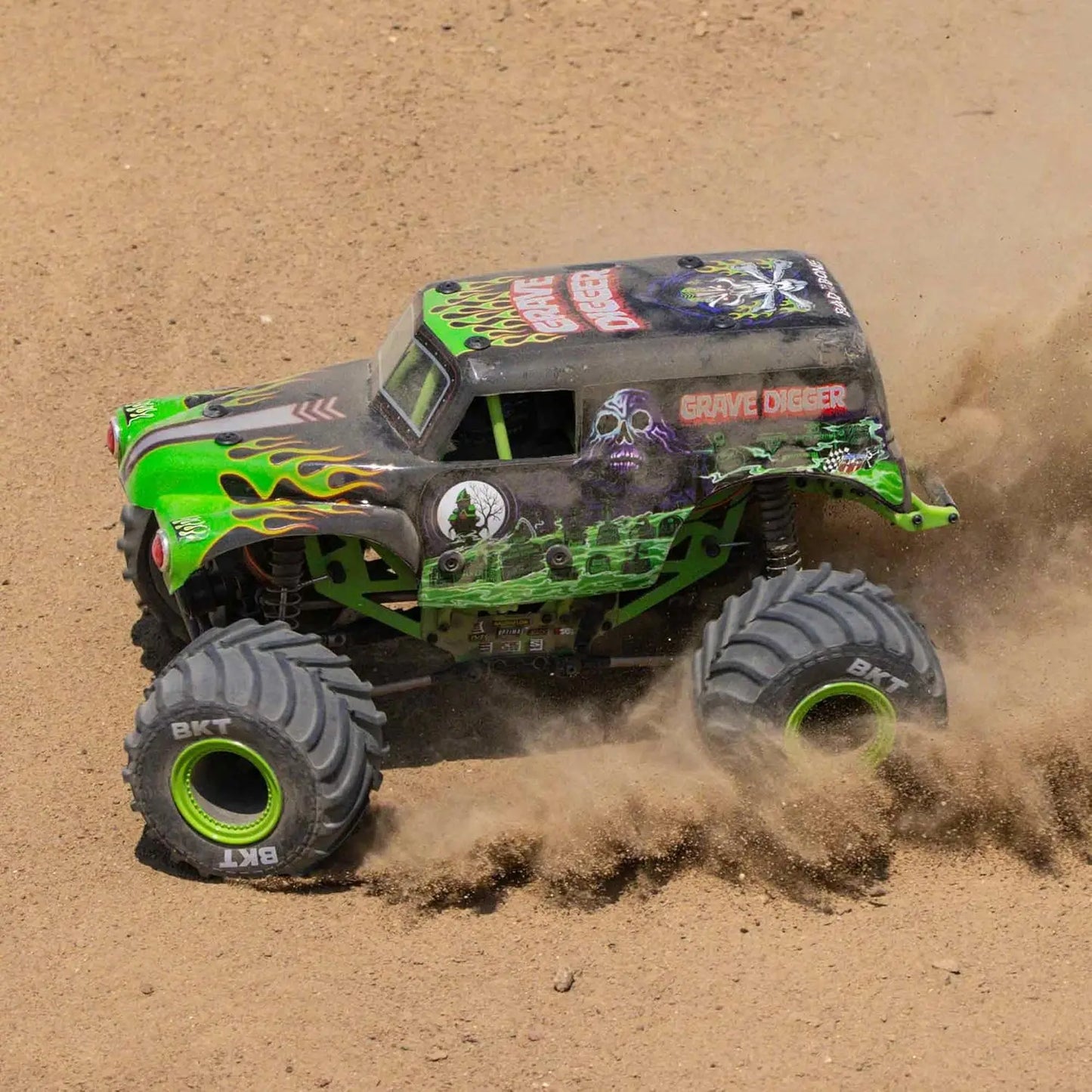 1/18 Scale 2S 4X4 RTR Brushed Mini Monster Truck with Battery & Charger Included Green