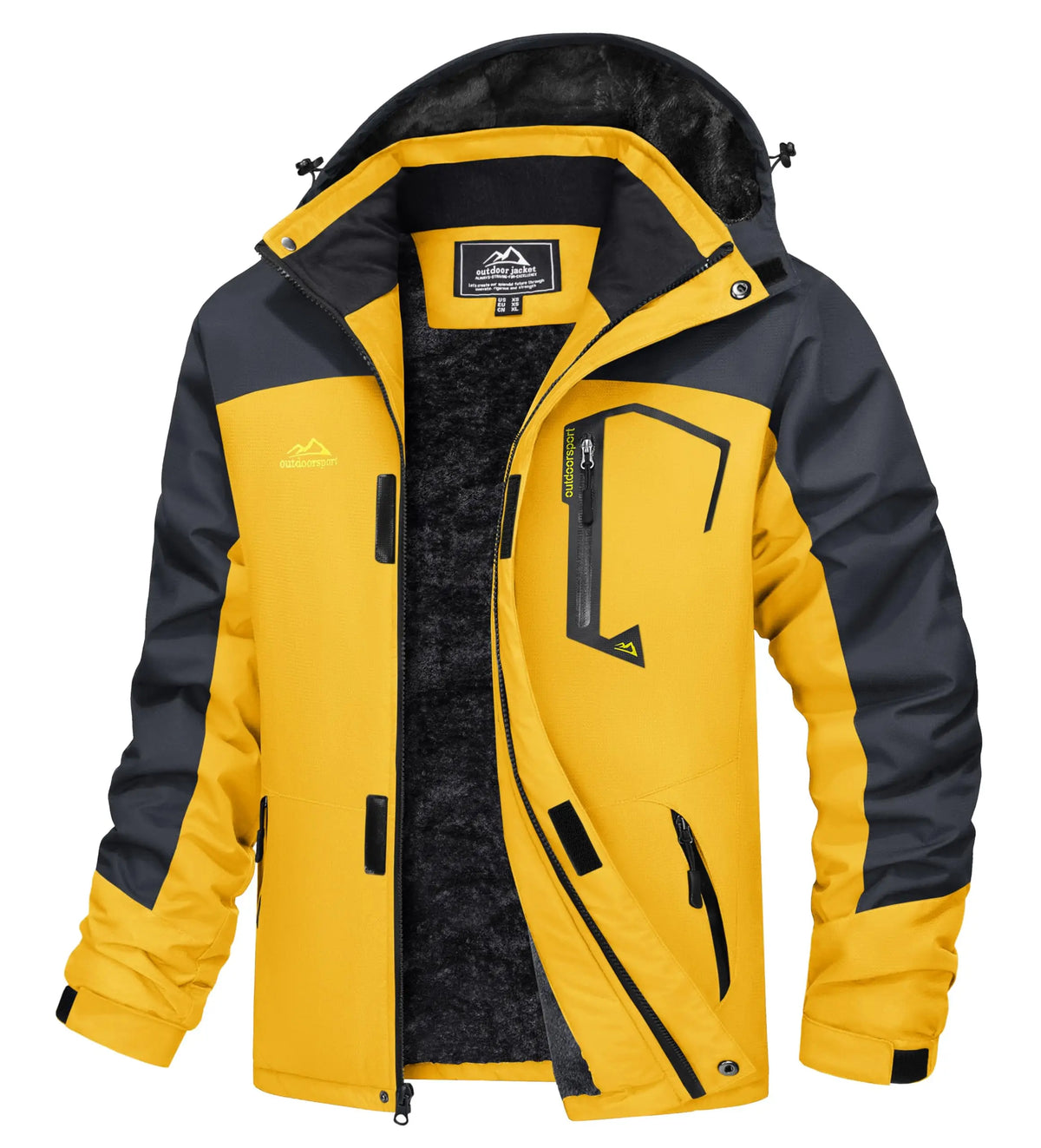Cavva Men Water Resistant Fleece Lined Winter Ski Jacket