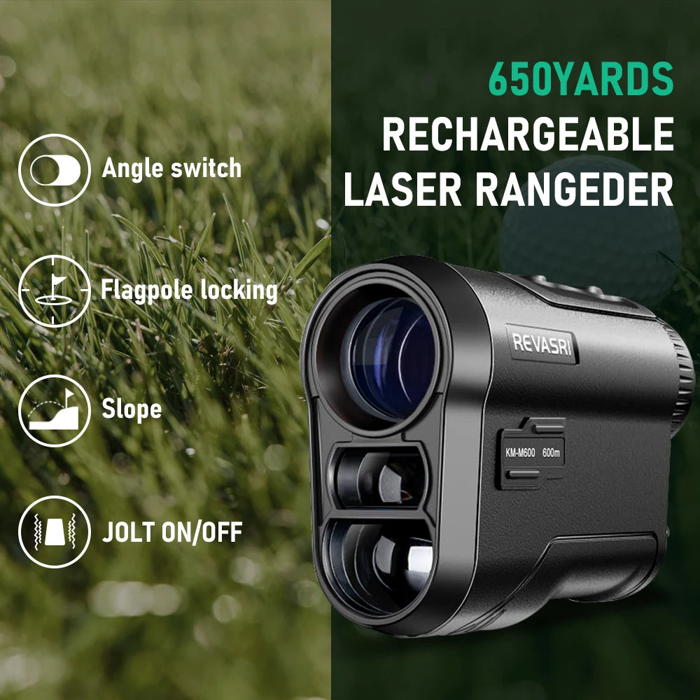 REVASRI Golf Rangefinder With Slope Switch And Flag Lock