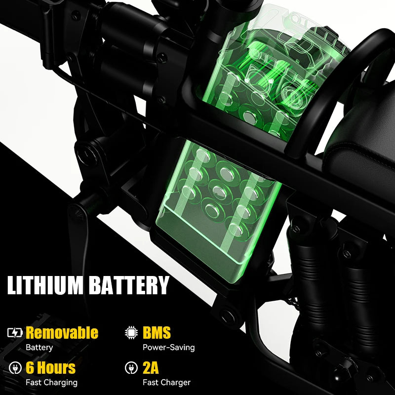 Lightweight Foldable Electric Bicycle With Brushless Motor And Fast Charging