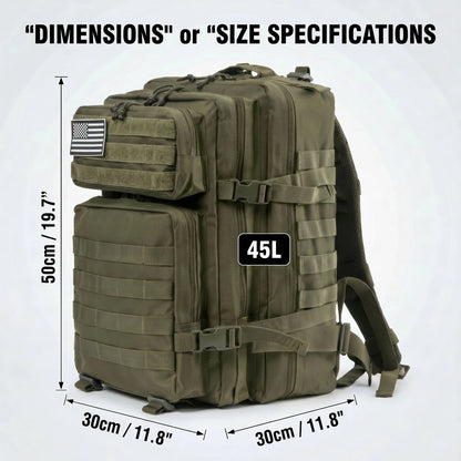 ReFire Gear Field-Ready Molle Backpack With Large Capacity And Pockets