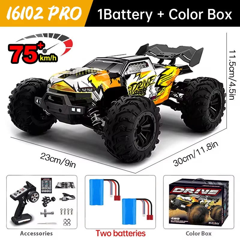 WLtoys 16101 Pro 4WD RC Car With High Speed Performance