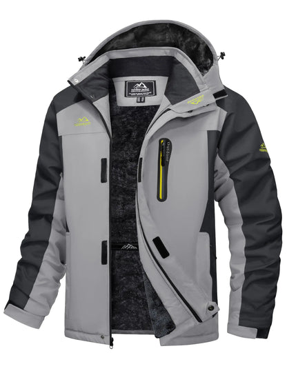 Cavva Men's Waterproof Fleece Lined Winter Parka Jacket