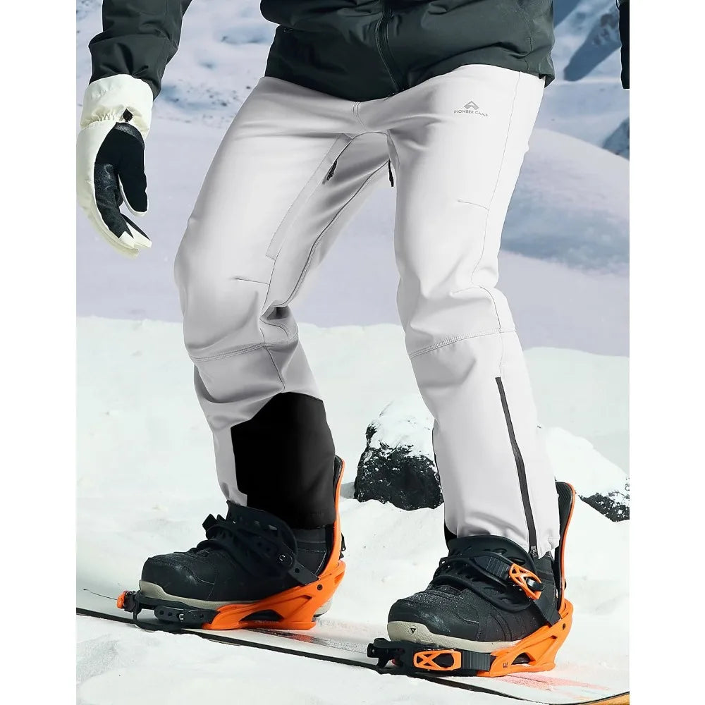 Pioneer Camp Men Waterproof Insulated Fleece Lined Ski Pants