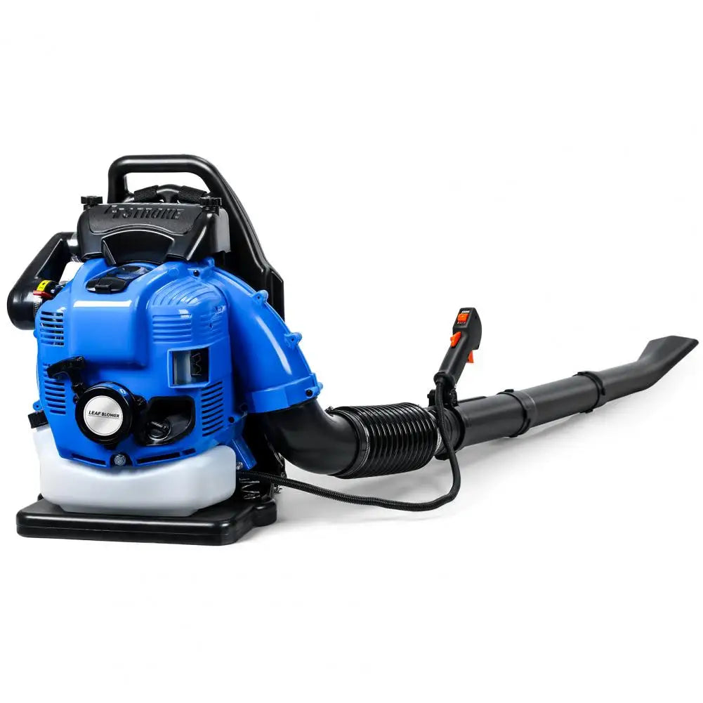 Gas Powered Backpack Leaf Blower 75.6CC 4 Stroke For Lawn