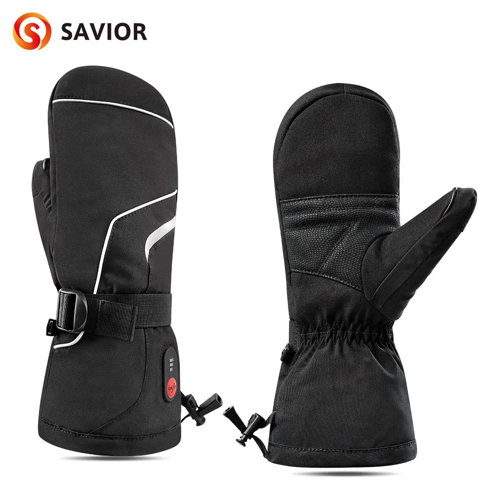 Snow Deer Winter Electric Heating Gloves Waterproof