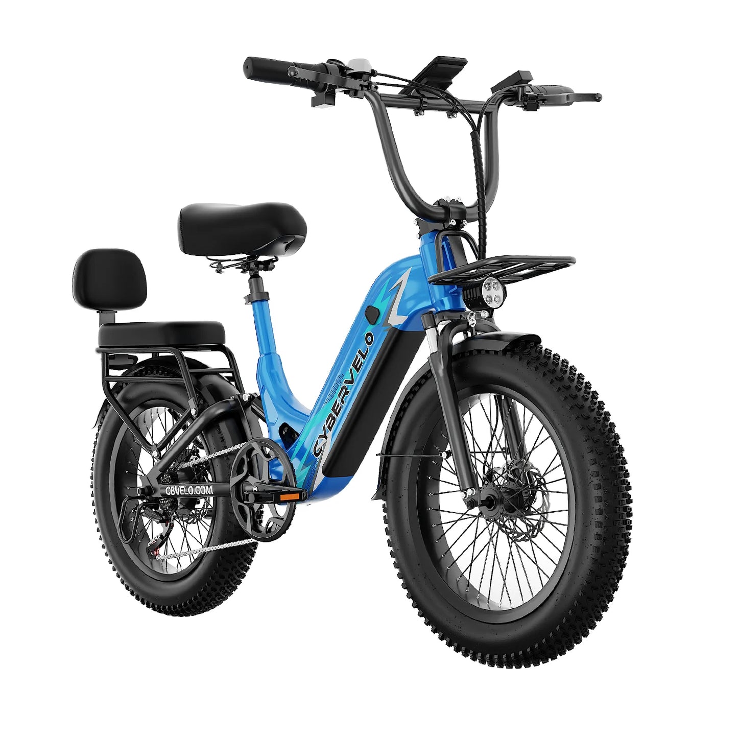 CYBERVELO Step-Thru Electric Bike EK12 1500W 80 Miles