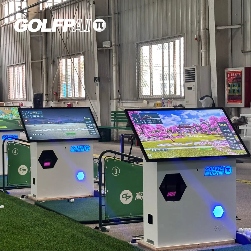 Golfpai X1 LED Touchscreen Golf Simulator With Virtual Courses