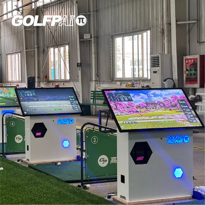 Golfpai X1 LED Touchscreen Golf Simulator With Virtual Courses