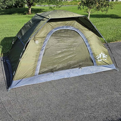 Night Cat Three To Four Person Waterproof Camping Tent With Rainfly Double Layer