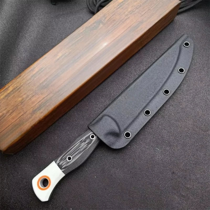 BM 15500-1 Meatcrafter Durable D2 Steel Blade High-Strength Large Straight Knife  Outdoor Camping Survival Knife Hunting Tool