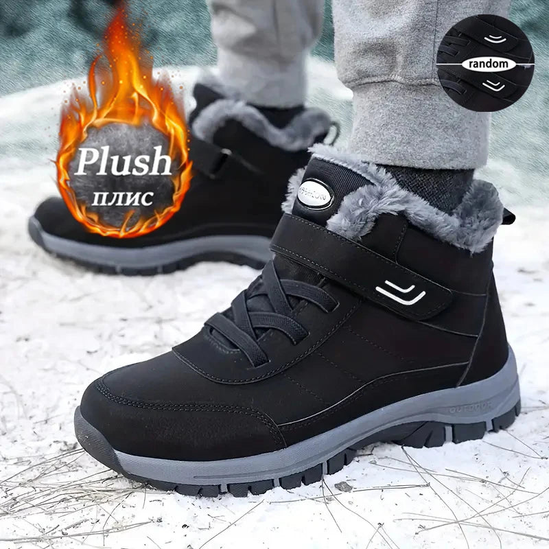Women Plush Lined Winter Snow Boots For Cold Weather Walking
