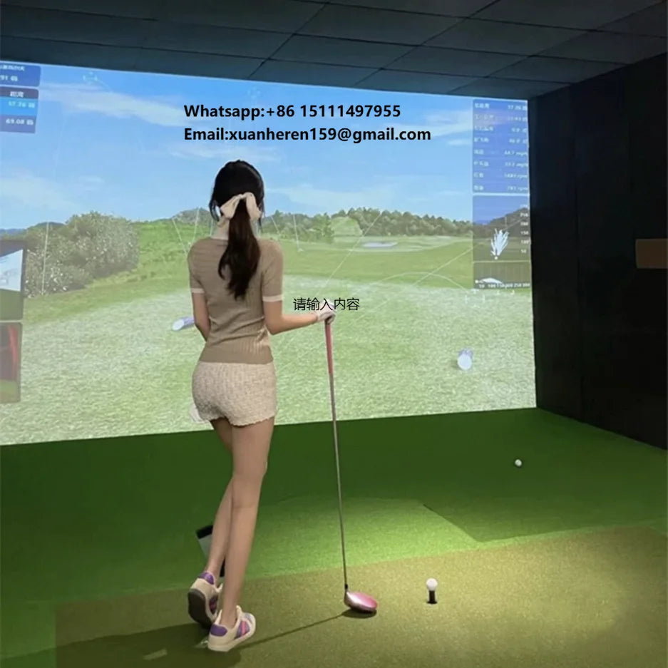 Waimar Realistic 3D Indoor Golf Simulator And Driving Range Projector