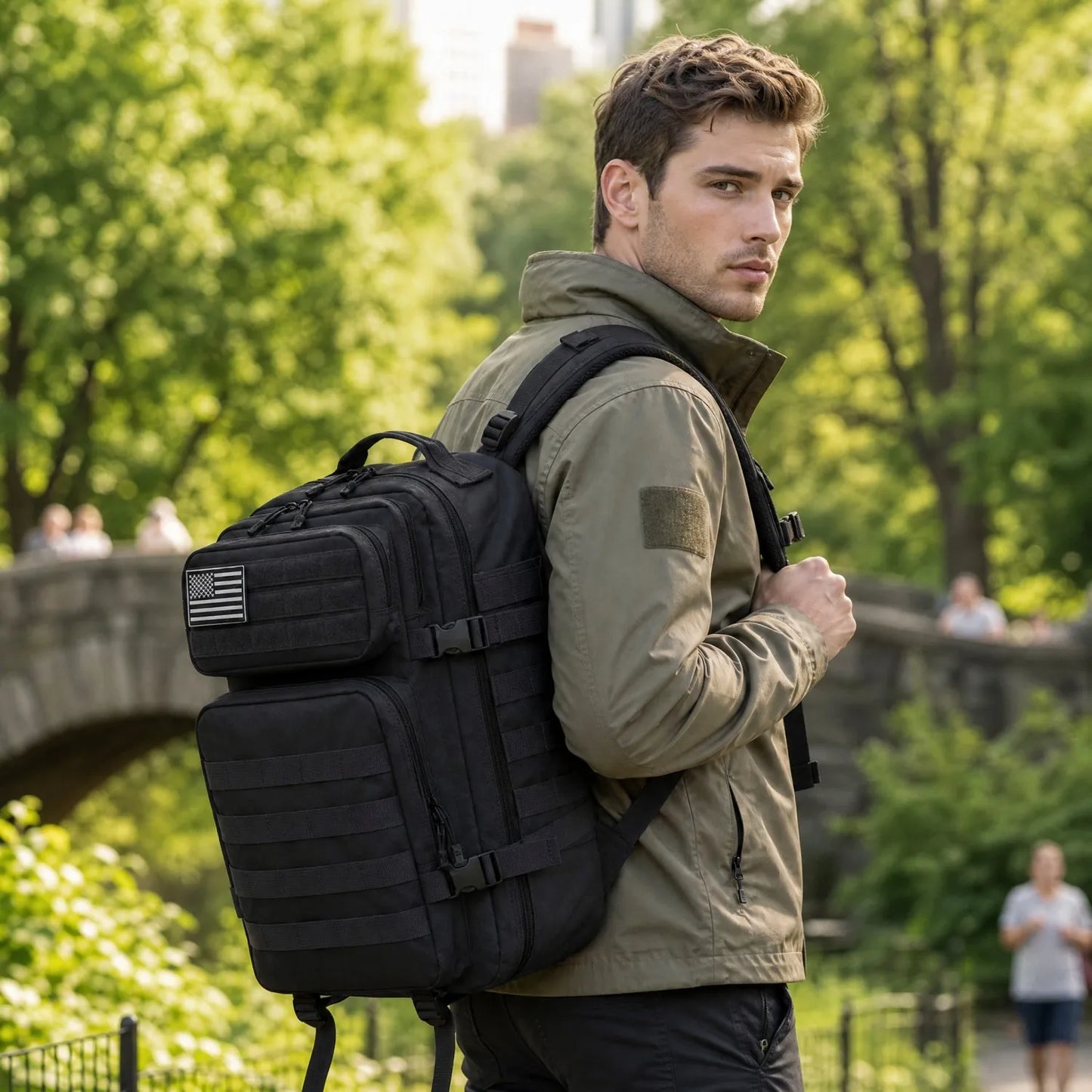 ReFire Gear Tactical Molle Backpack With Large Capacity And Pockets