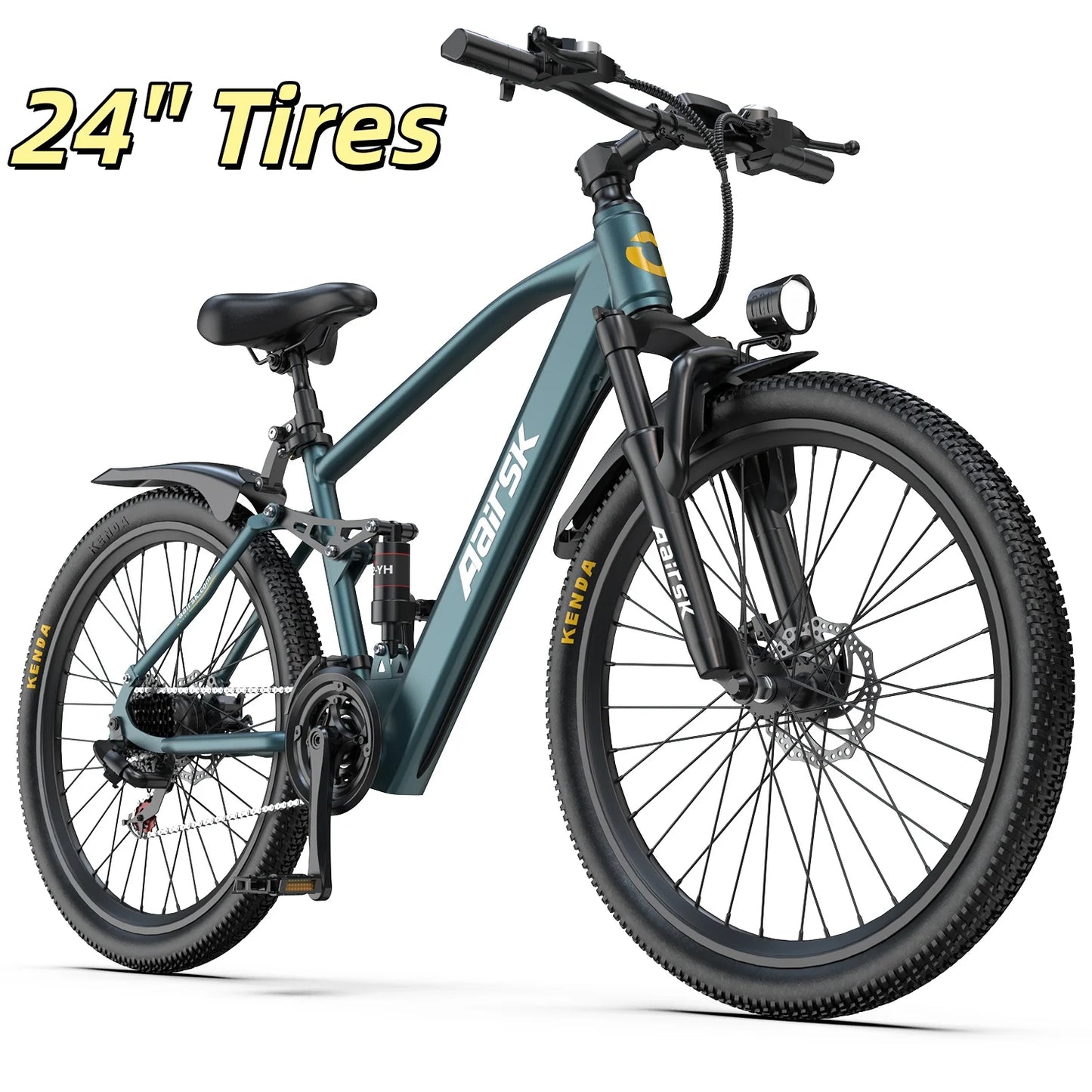 EOEOTWO Electric Mountain Bike 750W Peak With 36V Battery