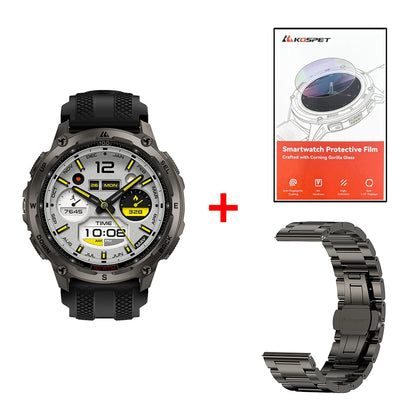 KOSPET Tank T4 Smartwatch GPS Maps 10ATM Waterproof Heart Rate