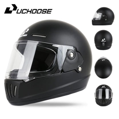 UCHOOSE Retro Motorcycle Helmet DOT Open Face Classic Style