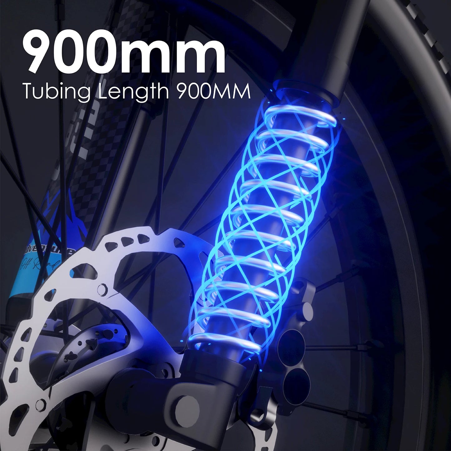 Hezzo Carbon 1000W Bafang Mid Drive Fat Tire Electric Bicycle