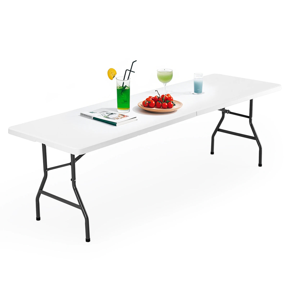 JHK Heavy Duty Folding Camping Table With Carry Handle