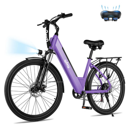 Qlife Cityone St Step Through Electric Bike Seven Speed Commuter