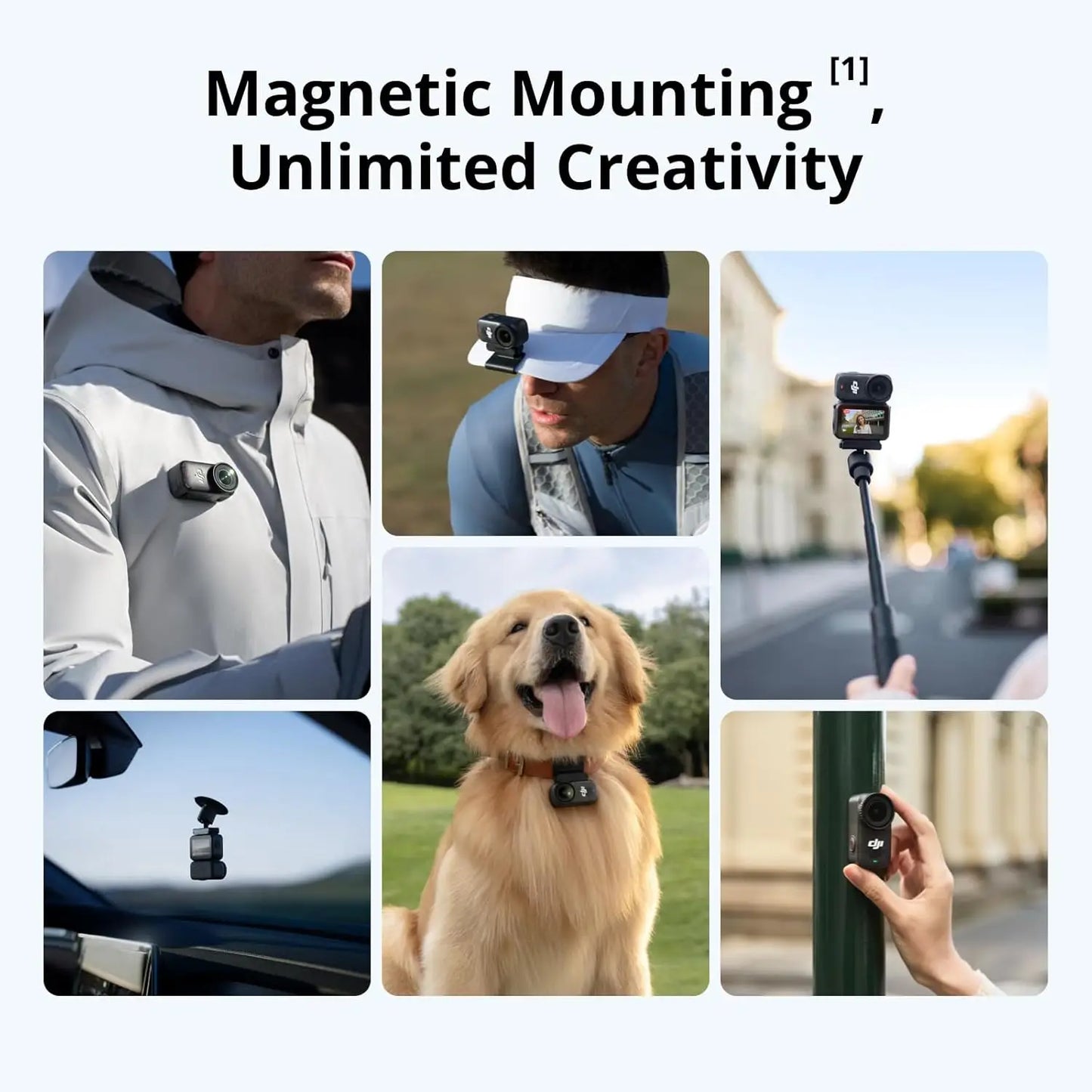 DJI Osmo Nano 4K 60fps Vlogging Camera With One Point Three Inch Sensor Wide FOV