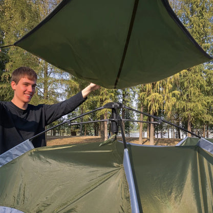 Night Cat Pop Up Tent For 2-3 Persons With Rainfly