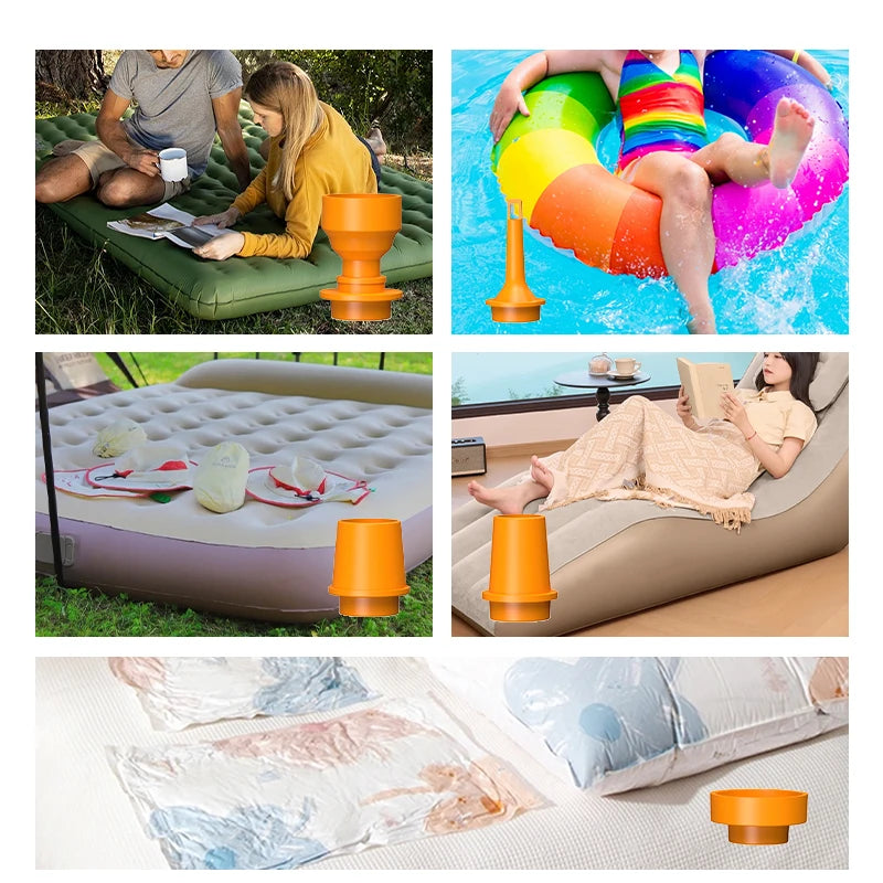 Mini USB Rechargeable Air Pump Inflator Deflator for Vacuum Bags
