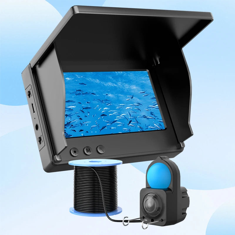 IP68 Underwater Fishing Camera With Monitor Depth Finder Night Vision