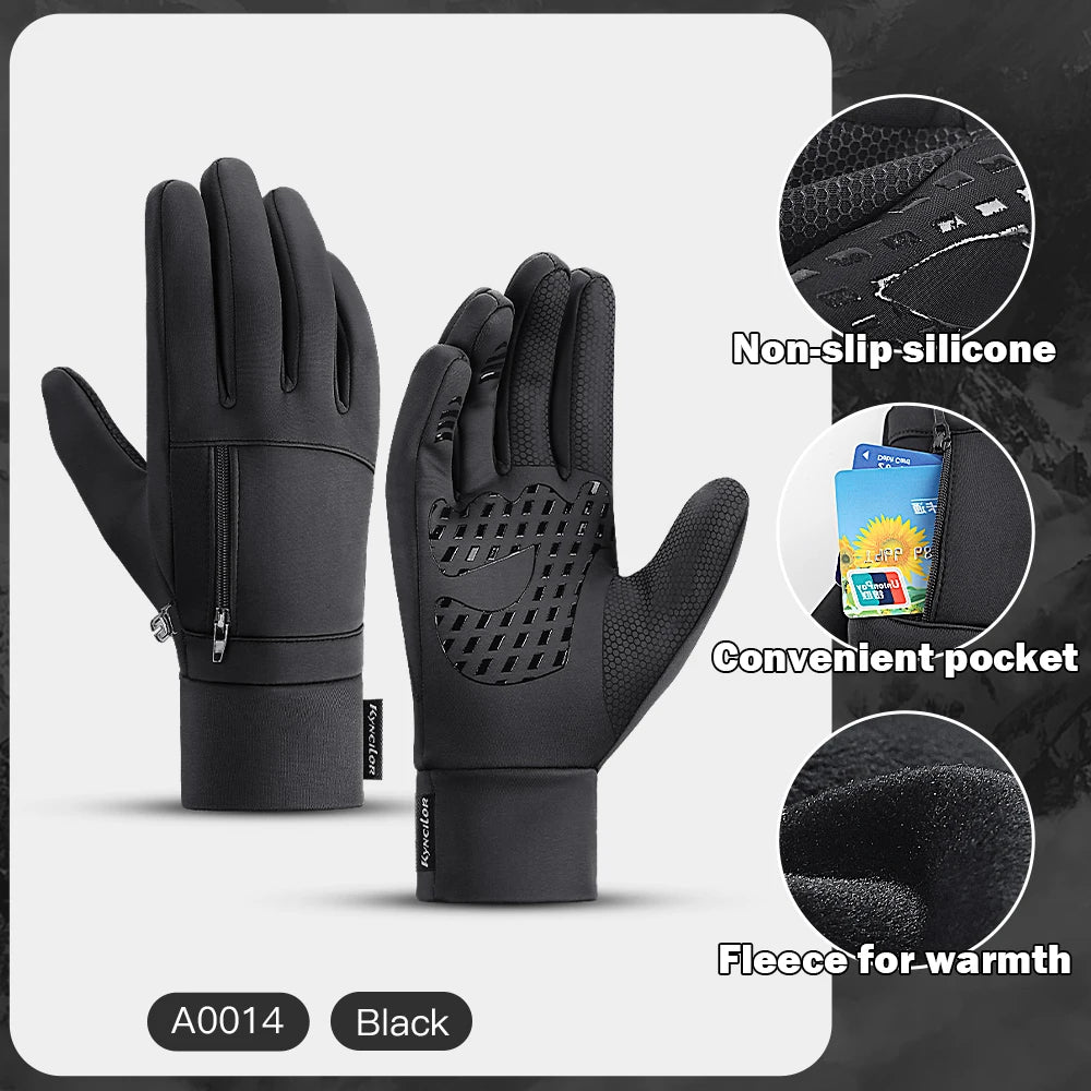 Winter Touchscreen Gloves Unisex Waterproof Windproof Non Slip