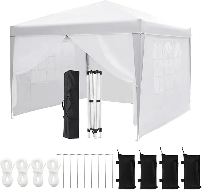 Acekool Pop Up Canopy Tent With Sidewalls Waterproof Gazebo