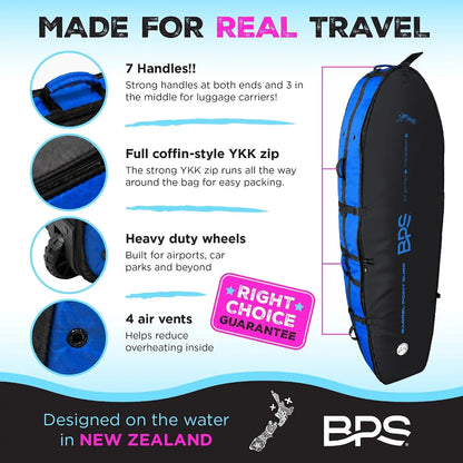 MelodySusie Recycled RPET Surfboard Coffin Travel Bag