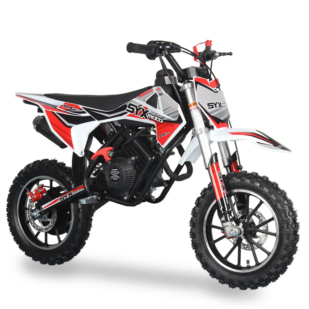 58cc Gas Powered Dirt Bike For Kids 4-Stroke Mini Pit