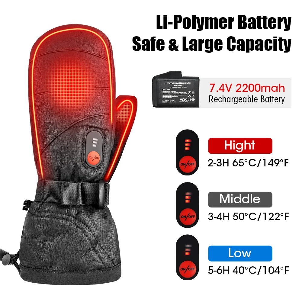 Savior Heat Rechargeable Battery Powered Heated Gloves