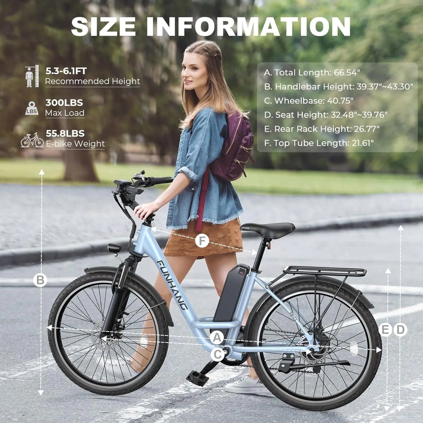 Electric Bike For Adults With 1000W Peak Motor 48V Battery