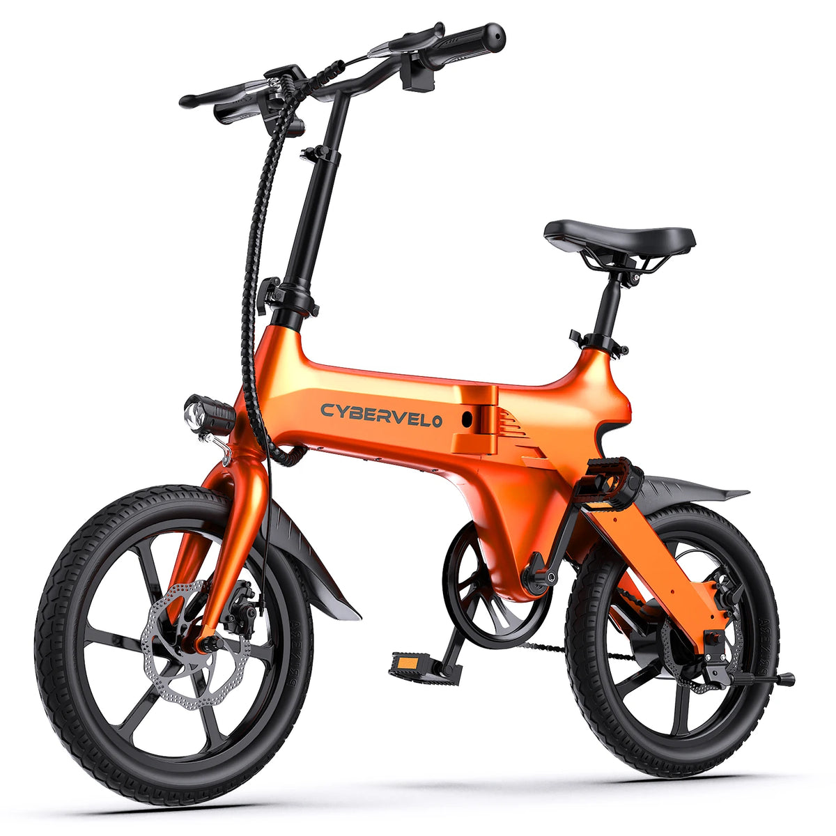 TALUSCONDOR Foldable Electric City Commuter Bike With Waterproof Battery