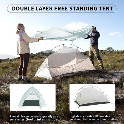 Naturehike Cloud Up Ultralight Double Layer Waterproof Backpacking Tent