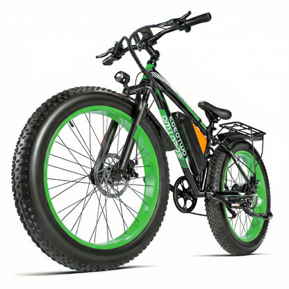 EOEOTWO 1500W Fat Tire Electric Bike 70 Mile Range