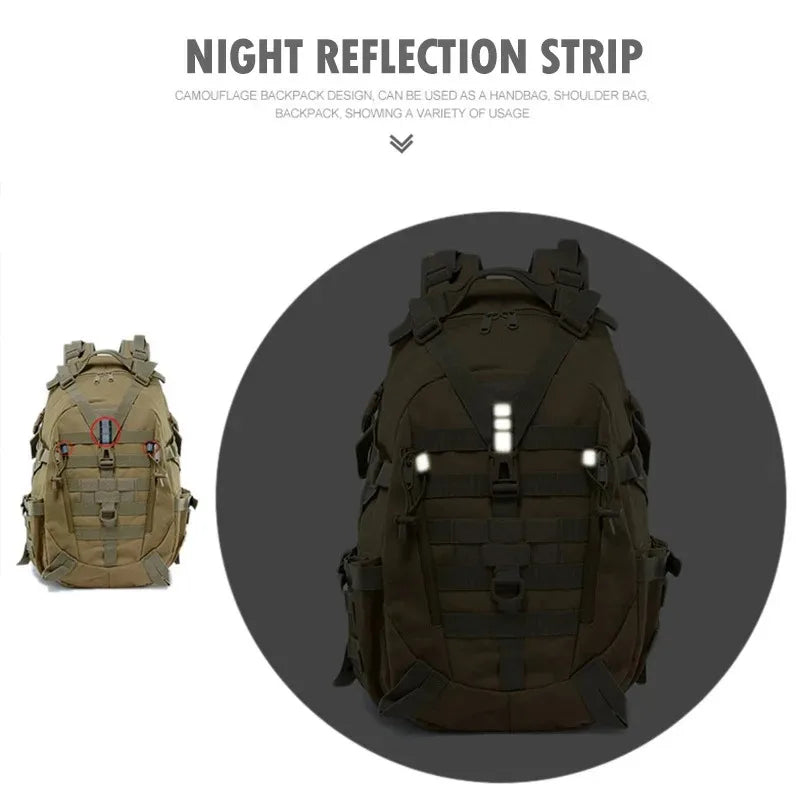 ReFire Gear Molle Tactical Backpack For Hiking And Camping