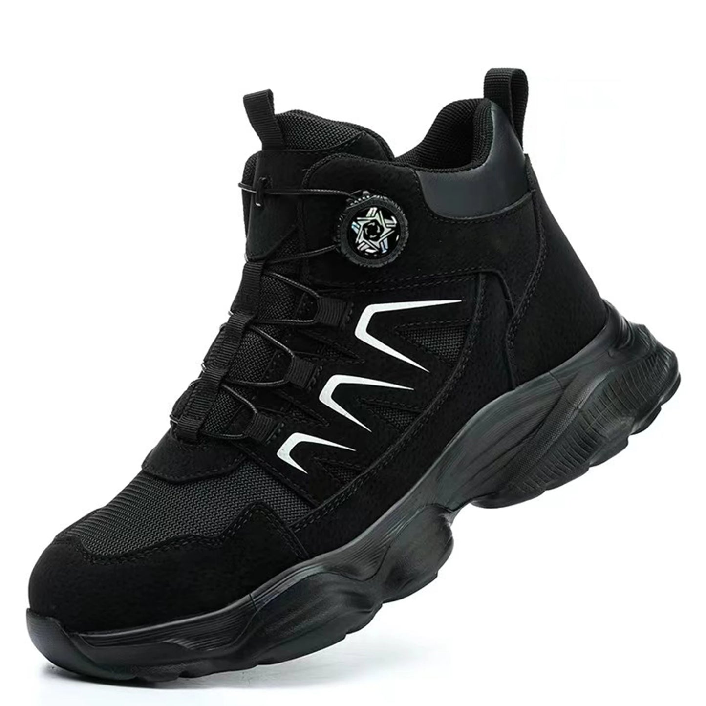 Steel Toe Safety Work Boots Lightweight Comfortable Industrial Shoes