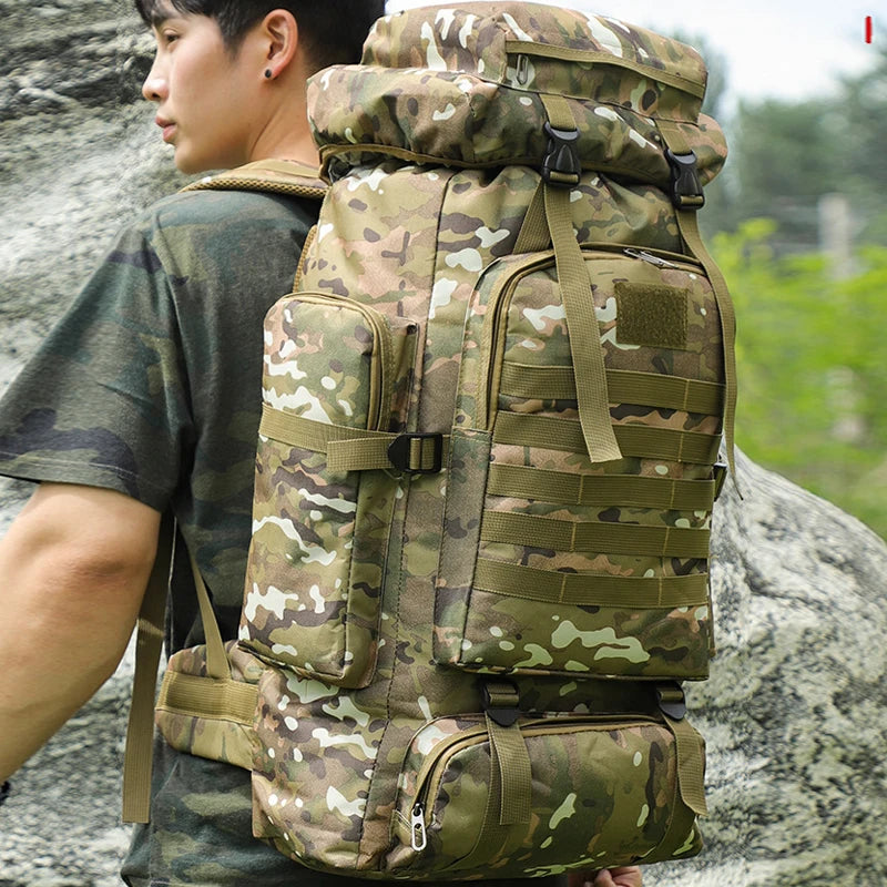 Mountaineering Backpack For Hiking And Outdoor Travel