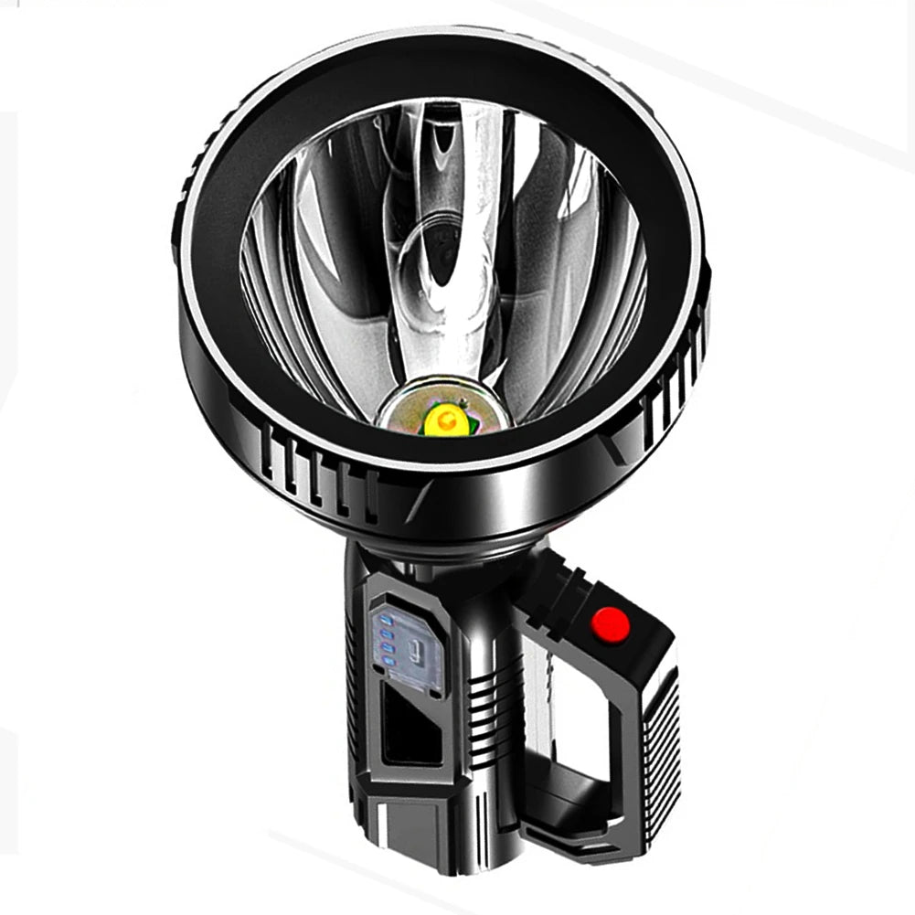 LAIMANEI LED Searchlight 3 Modes USB Rechargeable Handheld Spotlight