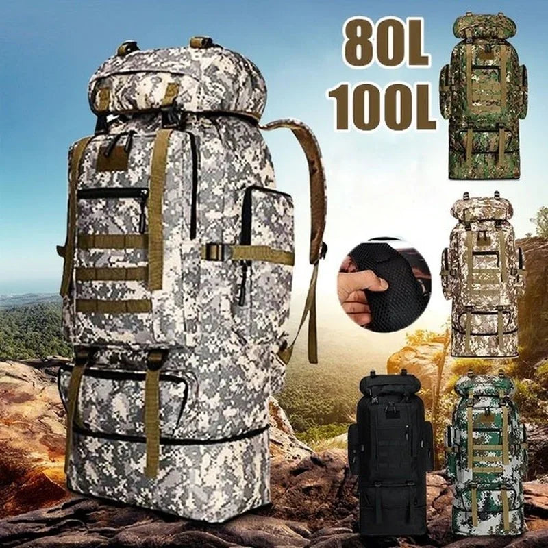 Mountaineering Backpack Tactical Bag Outdoor Hiking