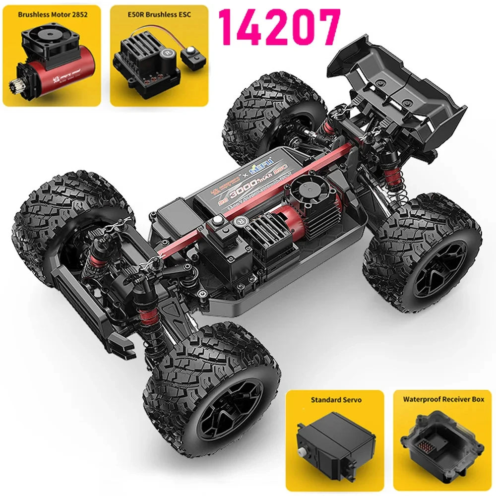 Jyscend Hyper Go MJX RC Car Brushless Remote Control 4WD
