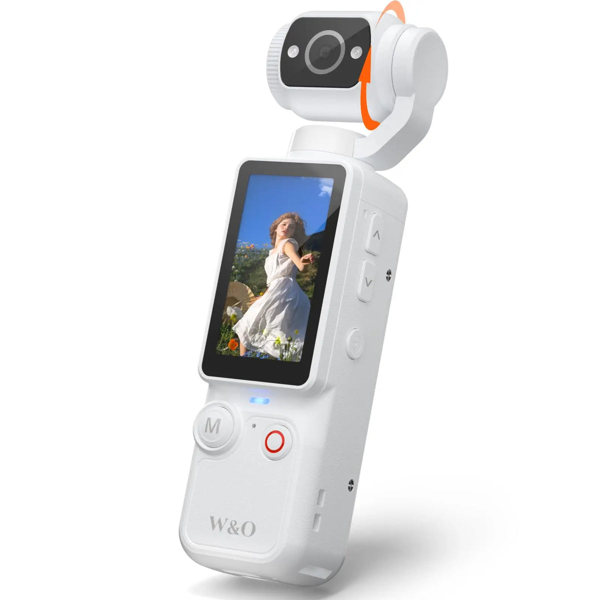 W&O Portable 1MP Digital Camera With 4K Video And Rotating Lens