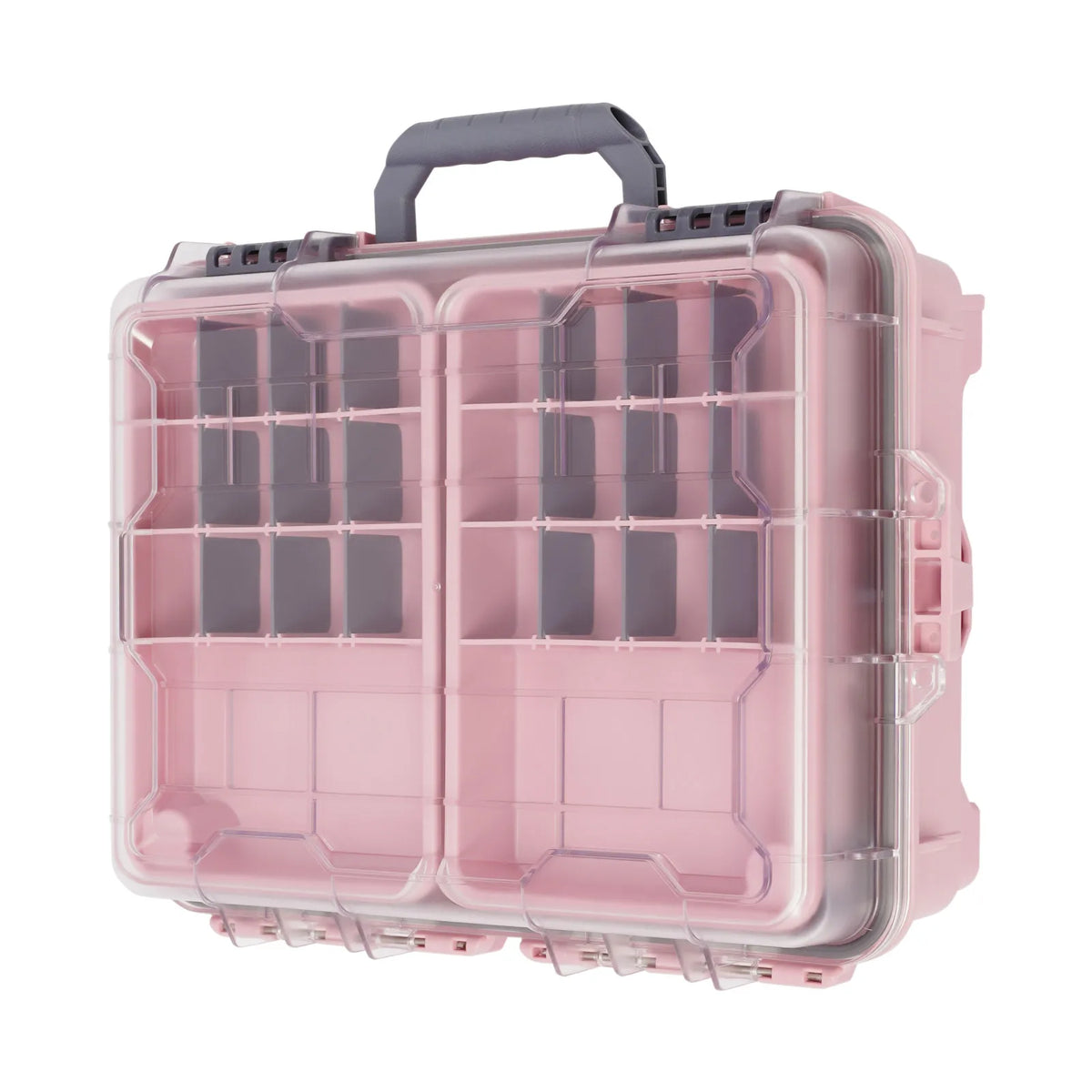 Waterproof Multi Layer Fishing Tackle Storage Box Double Lock