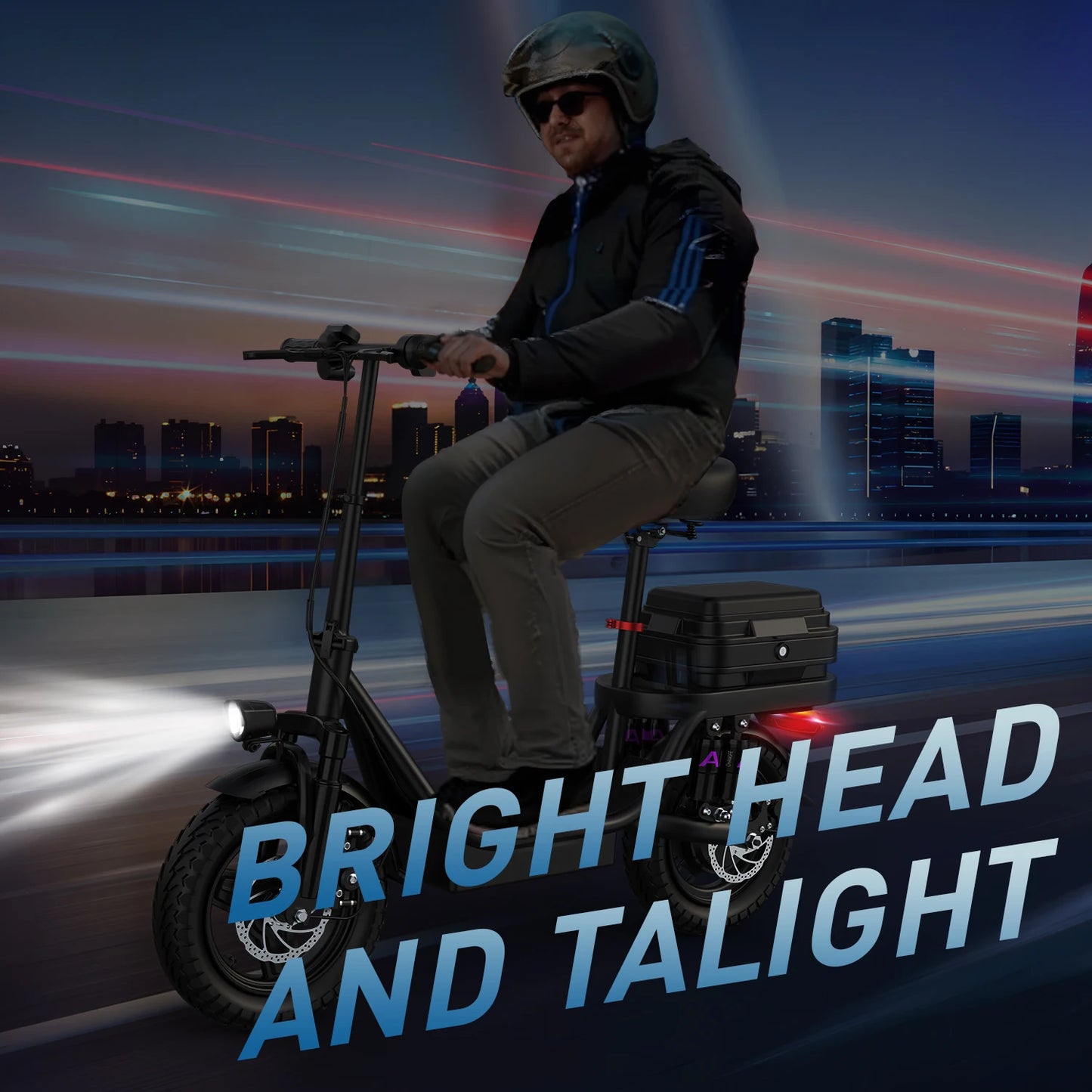 UPlee GQ8 500W Electric Bike 48V Lithium Powered Folding Commuter
