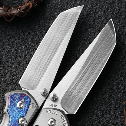 Alvely M390 Steel Folding Pocket Knife For EDC And Camping